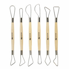 Стеки-петли для моделирования из дерева и металла, НАБОР 6 шт., BRAUBERG ART, 271168