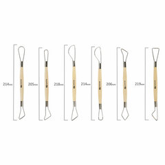 Стеки-петли для моделирования из дерева и металла, НАБОР 6 шт., BRAUBERG ART, 271168