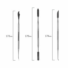 Стеки для лепки и моделирования металлические НАБОР 3 шт., BRAUBERG ART CLASSIC, 271170