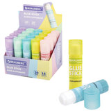 Клей-карандаш в пастельном корпусе BRAUBERG PASTEL, 15 г, PVP-основа, ассорти, 271249