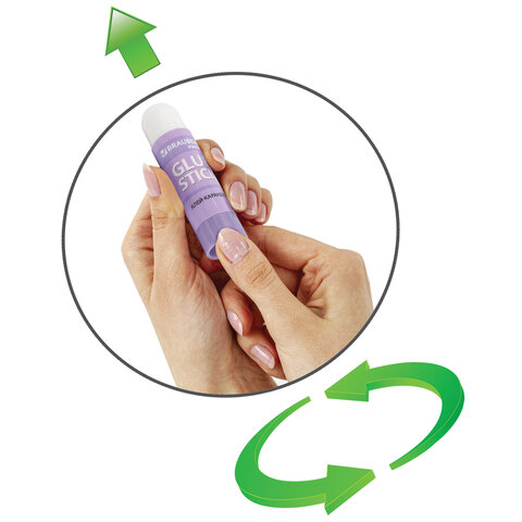 Клей-карандаш в пастельном корпусе BRAUBERG PASTEL, 15 г, PVP основа, ассорти, 271249