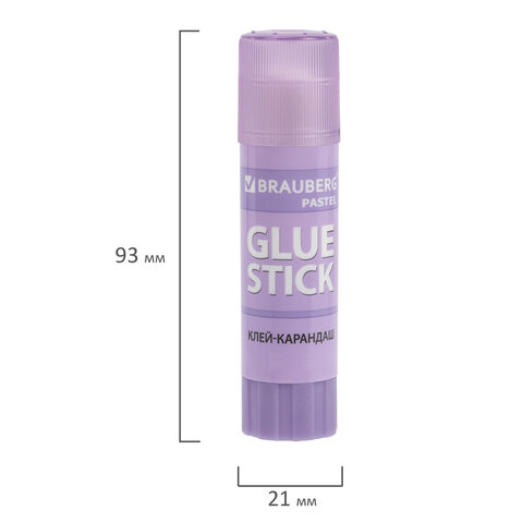 Клей-карандаш в пастельном корпусе BRAUBERG PASTEL, 15 г, PVP-основа, ассорти, 271249 - фото 15