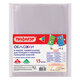 Обложки ПП для тетрадей и учебников, НАБОР 15 шт., КЛЕЙКИЙ КРАЙ, 80 мкм, универсальные, прозрачные, ПИФАГОР, 271264