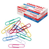 Скрепки большие ЭКСТРА ОФИСМАГ 50 мм цветные 50 штук, 271318