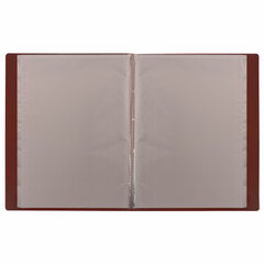 Папка 10 вкладышей BRAUBERG &laquo;Office&raquo;, красная, 0,5 мм, 271322