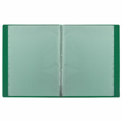 Папка 10 вкладышей BRAUBERG &laquo;Office&raquo;, зеленая, 0,5 мм, 271323