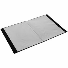 Папка 20 вкладышей BRAUBERG &laquo;Office&raquo;, черная, 0,5 мм, 271324