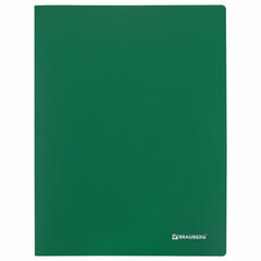 Папка 30 вкладышей BRAUBERG &laquo;Office&raquo;, зеленая, 0,5 мм, 271326