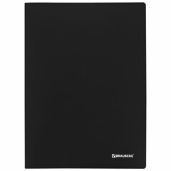 Папка 40 вкладышей BRAUBERG &laquo;Office&raquo;, черная, 0,6 мм, 271327