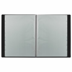 Папка 40 вкладышей BRAUBERG &laquo;Office&raquo;, черная, 0,6 мм, 271327