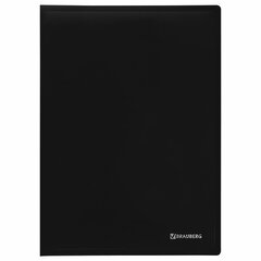 Папка 80 вкладышей BRAUBERG &laquo;Office&raquo;, черная, 0,8 мм, 271331