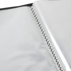 Папка 80 вкладышей BRAUBERG &laquo;Office&raquo;, черная, 0,8 мм, 271331