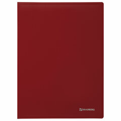 Папка 100 вкладышей BRAUBERG &laquo;Office&raquo;, красная, 0.8 мм, 271334