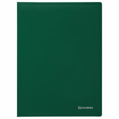 Папка 100 вкладышей BRAUBERG &laquo;Office&raquo;, зеленая, 0,8 мм, 271335