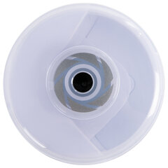 Точилка электрическая BRAUBERG DOUBLE BLADE WHITE, двойное лезвие, питание от 2 батареек, 271337