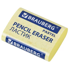 Ластики BRAUBERG PASTEL MAXI НАБОР 3 штуки, размер ластика 44&times;32&times;13 мм, упаковка блистер, 271345