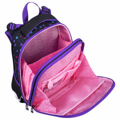 Ранец BRAUBERG PREMIUM, 2 отделения, с брелком, &laquo;Neon cat&raquo;, 38&times;29&times;16 см, 271352