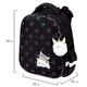 Ранец BRAUBERG LUMINOUS, 2 отделения, с брелоком, "Paws", СВЕТЯЩИЙСЯ РИСУНОК, 38х29х16 см, 271366