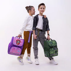 Ранец ПИФАГОР BASIC, 1 отделение, 3 кармана, эргономичная спинка, &laquo;Awesome&raquo;, 35&times;28&times;18 см, 271370
