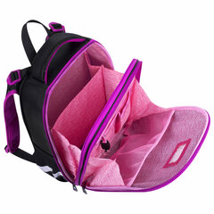 Ранец BRAUBERG SHINY, 2 отделения, с брелоком, &laquo;Magic cat&raquo;, 38&times;28&times;14 см, 271381