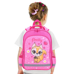 Рюкзак ПИФАГОР SCHOOL, 1 отделение, 3 кармана, &laquo;Squirrel&raquo;, 38&times;28&times;14 см, 271404