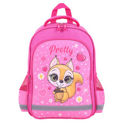 Рюкзак ПИФАГОР SCHOOL, 1 отделение, 3 кармана, &laquo;Squirrel&raquo;, 38&times;28&times;14 см, 271404