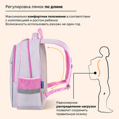 Рюкзак BRAUBERG FAVOUR, 2 отделения, 3 кармана, "Пушистые котята", 40х29х15 см, 271417