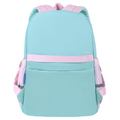 Рюкзак BRAUBERG PASTEL с термонашивками в комплекте, &laquo;Funny clouds&raquo;, мятный, 40&times;29&times;14 см, 271421