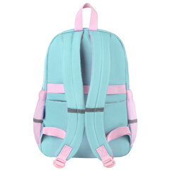 Рюкзак BRAUBERG PASTEL с термонашивками в комплекте, &laquo;Funny clouds&raquo;, мятный, 40&times;29&times;14 см, 271421