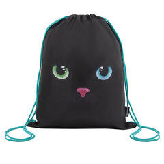 Папка на молнии с ручками А4, мешок для обуви 42&times;33 см, пенал 20&times;10 см, &laquo;Black cat&raquo; НАБОР BRAUBERG, 271434