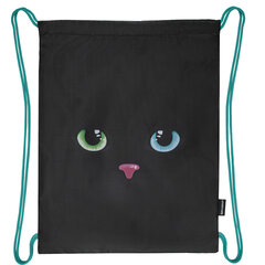 Папка на молнии с ручками А4, мешок для обуви 42&times;33 см, пенал 20&times;10 см, &laquo;Black cat&raquo; НАБОР BRAUBERG, 271434