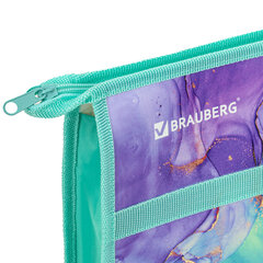 Папка для рисунков и чертежей с ручками BRAUBERG А3, пластик, молния сверху, &laquo;Marble&raquo;, 271435