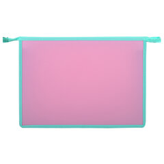 Папка для тетрадей ЮНЛАНДИЯ А4, 1 отделение, картон/<wbr/>пластик, блестки, на молнии, &laquo;Trendsetter&raquo;, 271443