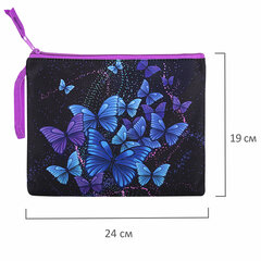 Папка для тетрадей BRAUBERG А5, 1 отделение, полиэстер, на молнии, с ручкой, &laquo;Fly Aways&raquo;, 271499