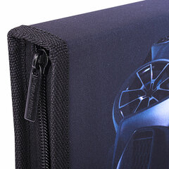 Пенал BRAUBERG с наполнением, 1 отделение, 1 откидная планка, 24 предмета, 21&times;14 см, &laquo;Sport car&raquo;, 271527