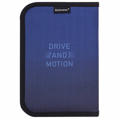 Пенал BRAUBERG с наполнением, 1 отделение, 1 откидная планка, 24 предмета, 21&times;14 см, &laquo;Sport car&raquo;, 271527