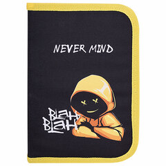 Пенал BRAUBERG с наполнением, 1 отделение, 1 откидная планка, 24 предмета, 21&times;14 см, &laquo;Rebel&raquo;, 271528