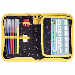 Пенал BRAUBERG с наполнением, 1 отделение, 1 откидная планка, 24 предмета, 21&times;14 см, &laquo;Rebel&raquo;, 271528