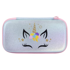 Пенал BRAUBERG SHINY, 1 отделение, 1 откидная планка, ЭВА, 22х13х4 см, "Сказочный единорог", 271555