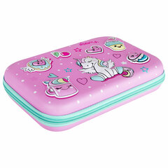 Пенал BRAUBERG KIDS большой удобный с откидной планкой, EVA, 22&times;15&times;4 см, &laquo;Unicorn dreams&raquo;, 271557