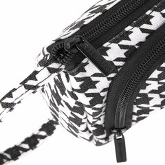 Пенал-косметичка BRAUBERG с ручкой, 1 откидная планка, полиэстер, 22&times;10&times;8 см, &laquo;Houndstooth&raquo;, 271560