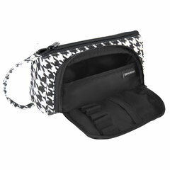 Пенал-косметичка BRAUBERG с ручкой, 1 откидная планка, полиэстер, 22&times;10&times;8 см, &laquo;Houndstooth&raquo;, 271560