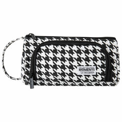 Пенал-косметичка BRAUBERG с ручкой, 1 откидная планка, полиэстер, 22&times;10&times;8 см, &laquo;Houndstooth&raquo;, 271560