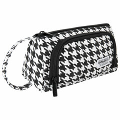 Пенал-косметичка BRAUBERG с ручкой, 1 откидная планка, полиэстер, 22&times;10&times;8 см, &laquo;Houndstooth&raquo;, 271560