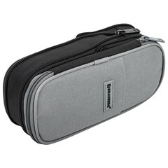 Пенал-трансформер BRAUBERG, полиэстер, 22&times;10&times;3 см, &laquo;Charcoal gray&raquo;, 271561