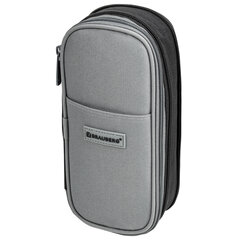 Пенал-трансформер BRAUBERG, полиэстер, 22&times;10&times;3 см, &laquo;Charcoal gray&raquo;, 271561