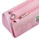 Пенал мягкий BRAUBERG, 2 отделения, полиэстер, "Strawberry shortcake", розовый, 21х9х6 см, 271577