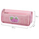 Пенал мягкий BRAUBERG, 2 отделения, полиэстер, "Strawberry shortcake", розовый, 21х9х6 см, 271577