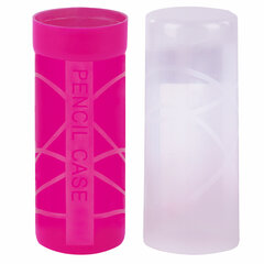 Пенал-тубус ПИФАГОР пластиковый, ассорти, 5 цветов, 19,5&times;4,5 см, 271582