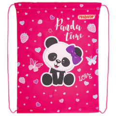 Мешок для обуви ПИФАГОР, 1 отделение, 42&times;34 см, &laquo;Panda time&raquo;, 271601